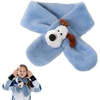 CutitiUU Bufanda infantil Peluche Perro,Bufanda cálida con