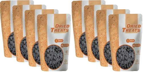 Image of Dried Treats Dried Fruits Nuts And Seeds (Black Raisins /Kail Kishmish, 1000G (4X250Gm)) (Pack of 2)