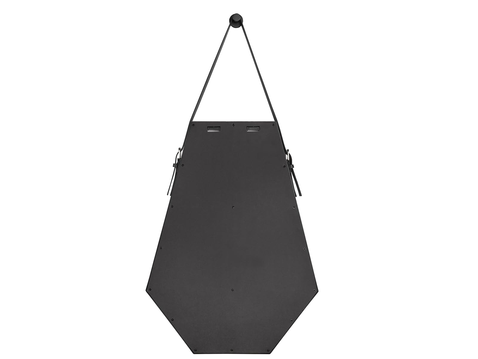 Specchio da parete EMMI con cornice nera da appendere, 48,5 x 66 cm