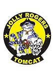  F-14 Tomcat VF-84 Jolly Rogers Spiral Notebook: (110 Pages, Lined, 6 x 9)