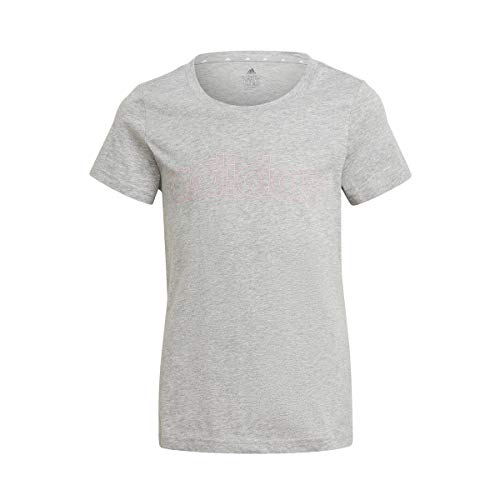 T-shirt fille Adidas G Lin T en coton doux pour le sport et le quotidien