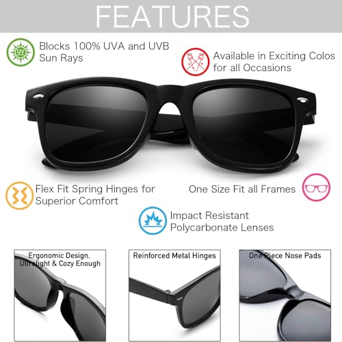 Party Sunglasses Bulk - Adult Retro Plastic Pack of 12 Vintage Sunglasses for Men Women - Party Favors3