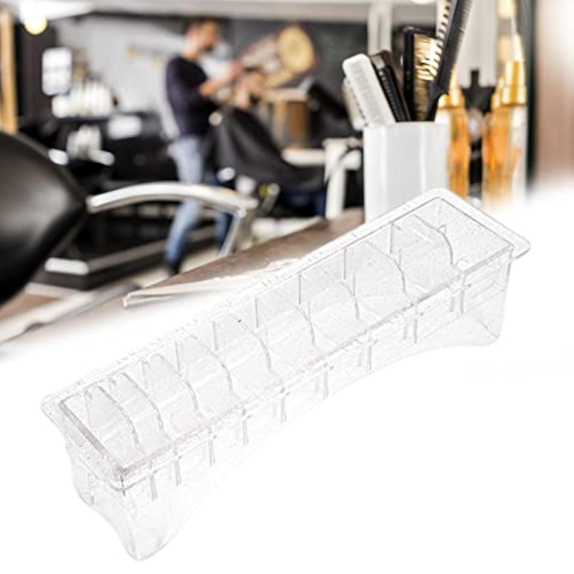 Guide Comb Storage Box with 10 Grid Container