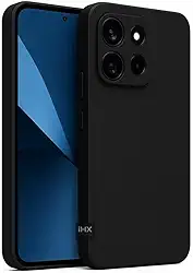 Capa Capinha Case Compatível Motorola Moto G56 Silicone Aveludada Anti Impacto Reforçada Emborrachado Com Proteção De Câmera Premium (PRETO)