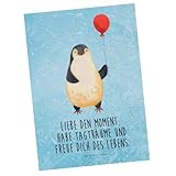 PERFEKTES MOTIV - Pinguin Luftballon Motivation, Pinguine, Glück, beste Freundin, Geschenk Freundin, Neustart, Tagträume, Geschenkidee, Liebe, Lebenslust, neues Leben, Luftballon