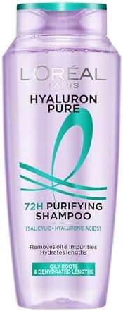 L'Oréal Paris Hyaluron Pure 72H Purifying Shampoo, 200ml