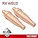 RX WELD 3-1-101 Acetylene Cutting Torch Tips, Fit V-Style Heavy Duty Torch - Pack of 2