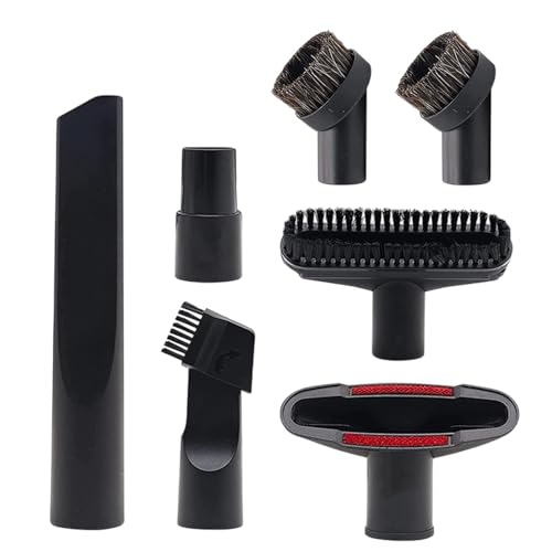 YCSHIPO 7 Pcs Vacuum Accessories Set Shark Carpet Cleaner Accessories Vacuum Attachments Hose Adapters for Car Clean Valet Small Spaces(32mm/35mm)