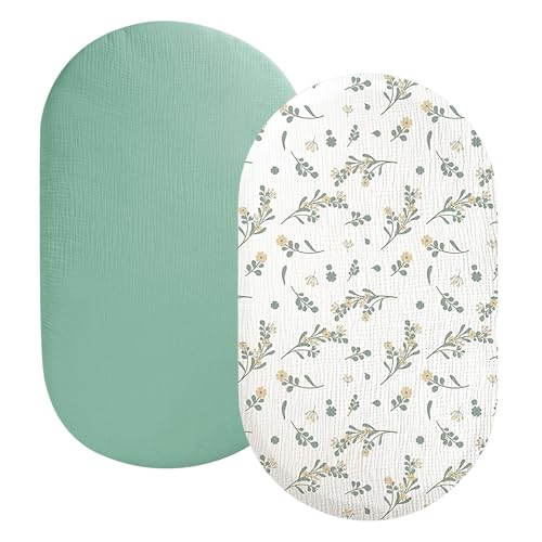 Sábana Bajera para Capazo y Cuna de Bebé 70X35cm - Funda y Cubre Colchón para Carrito