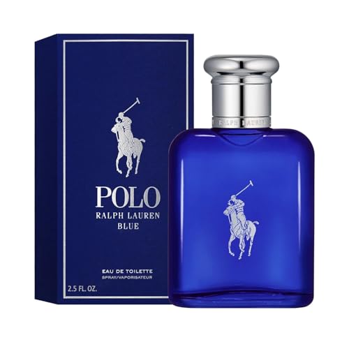 Image of RALPH LAUREN FRAGRANCES - Polo Blue - Eau de Toilette - Men's Cologne - Aquatic & Fresh - With Citrus, Sage, and Suede - Medium Intensity