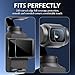 BlingKingdom 2 PCS Lens Protectors + 2 PCS Screen Protectors for DJI Osmo Pocket 3, Ultra HD 9H Tempered Glass Sensitive Touch DJI Osmo Pocket 3 Screen Protector Anti-Scrach Anti-Bubble