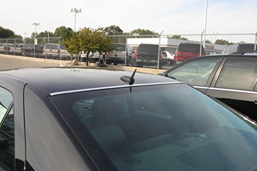 True Line Automotive Diy 2 Piece Chrome Roof Molding Trim Kit #TOP1