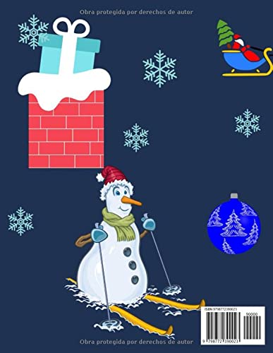 Miniatura 2 de Navidad Libro de Colorear para Niños Volumen 1 Divertidas Páginas para Colorear con Papá Noel, Muñeco de Nieve, árbol de Navidad y Más para ...