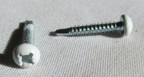 Tornillo ABS Cabeza Pan Blanco #8 x 1 pulgada Pack 200 miniatura 2