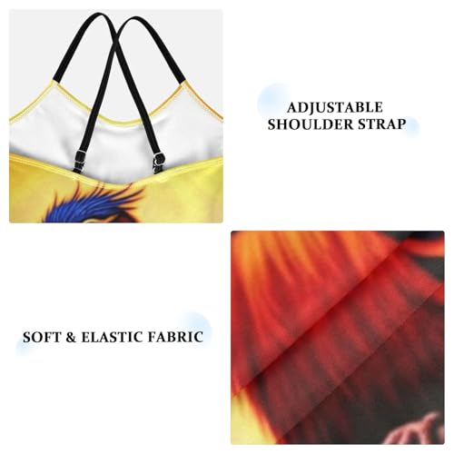 Colorful Bird Bathing Suit Toddler Girl Quick Dry Crossback Girls One Piece Swimsuits 3T3