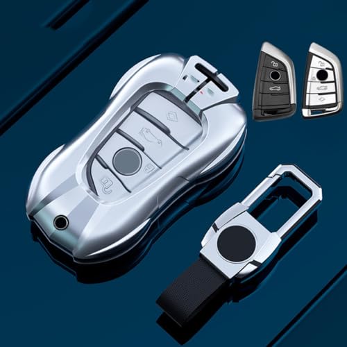 Funda para llave de coche con aleación de zinc antichoque para BMW Serie 7 y X5
