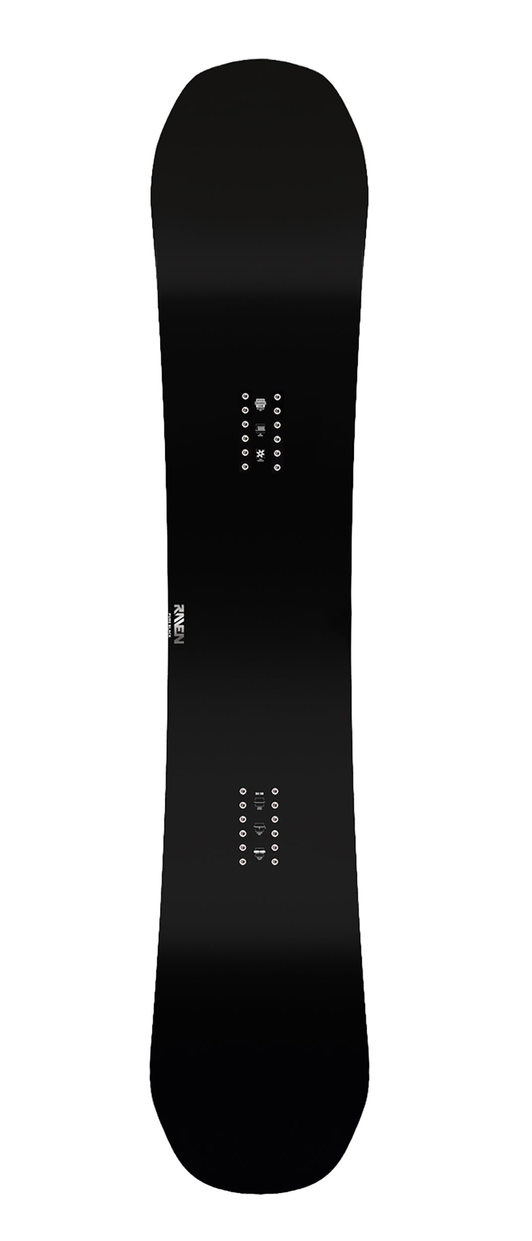 RAVEN Snowboard Pure Black (159cm Wide)