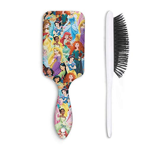 Classic Princess Girls Brush,Suitable for Girls and Childen Use with Ultra Soft Bristles Princess Brushes,Suitable for Natural,Curly,Straight,Wet,Dry Hair Etc All Hair Types Princess girl Brushes