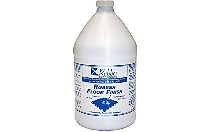 IncStores Rubber Floor Finish & Sealer | Waxy Top Coating for Wet Glossy Looking Rubber Floor Mats Under Workout Equipment in Your Home or Commercial Gym | 1 Gallon
