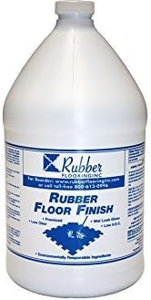 IncStores Rubber Floor Finish & Sealer | Waxy Top Coating for Wet Glossy Looking Rubber Floor Mats Under Workout Equipment in Your Home or Commercial Gym | 1 Gallon
