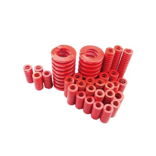 Ressort de compression hélicoïdal rouge pour optimiser vos impressions 3D de 125mm - 6