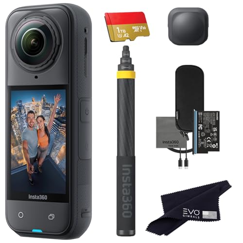 Insta360 X5 Extended Selfie Stick Bundle 8K Waterproof miniatura 1