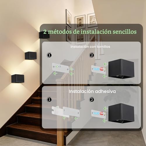 Lámparas de pared sin cables Kimjo: la solución recargable con sensor para tu hogar 6
