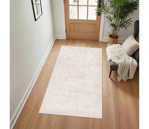 Homemate Washable Rug 4x6 Area Rugs - Vintage Rugs for Living Room