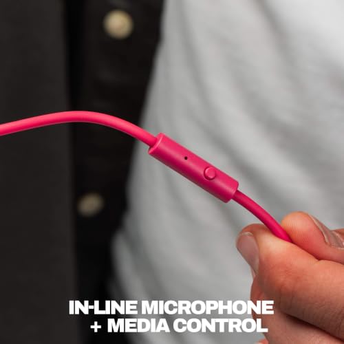 Image of Skullcandy Icon 180 Wired On-Ear Headphones - Crazy Pink