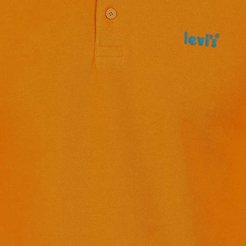 Image of Levi's Men Cotton Regular Fit Printed Polo T-Shirt