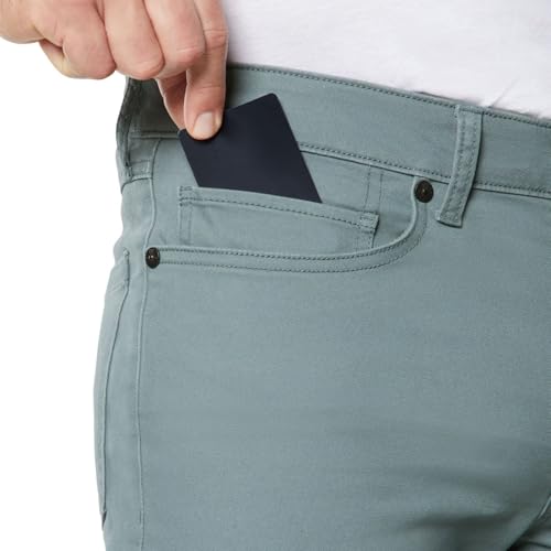 Image of GAP Mens Pants, Lightweight Slim Fit 5-Pocket Cotton Twill Mens Casual Pants - Blue 32W X 30L