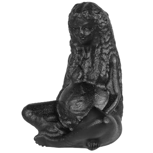 Estatua de Obsidiana Negra Madre Tierra Gaia miniatura 1