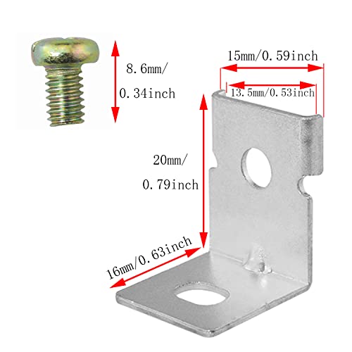 MEETOOT 12pcs MHS012 Power Supply Fixed Bracket Installation Accessories Motor Mount Mounting Bracket by MEETOOT - Image 2