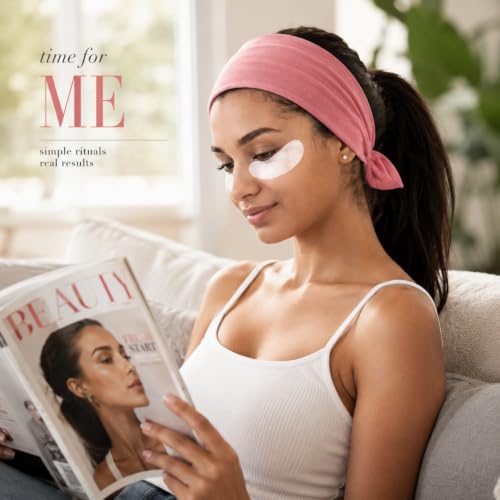 Image of WILLBOND 6 Pcs Tie Headband for Women Adjustable Bandana Sports Head Scarf