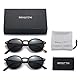 ZENOTTIC 2 Paare Polarisierte Sonnenbrille Damen Herren Retro Vintage Runde Quadratische Unisex UV400 Schutz