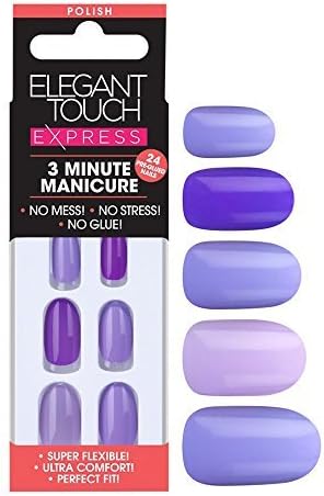 Elegant Touch Express Nails Manicure Plum Ombre [Pack of 1]