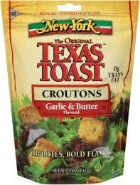 Texas Toast Croutons, Garlic & Butter 5 Oz (Pack of 4)