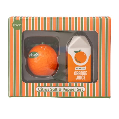 ban.do Ceramic Salt and Pepper Shaker Set Oranges