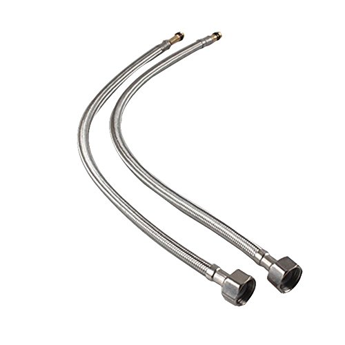 Wasserzulaufschlauch Edelstahl Küchenbecken mit warmen und kalten Dusche Wasserhahn optional 60-80cm , 80cm