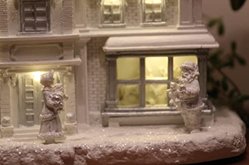 KONTARBOOR Weihnachtsdorf, beleuchtet und verschneit, Winterhaus und seine Figuren mit LED, Höhe = 21 cm = 22 cm, Ref. 7934 Cover