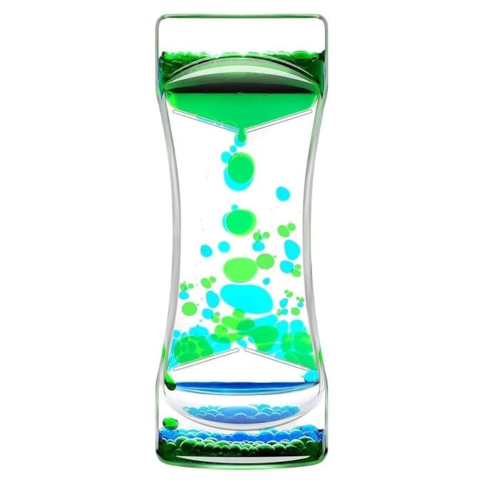 Liquid Motion Bubbler Toy,Colorful Hourglass Timer with Droplet Movement, Bedroom, Kitchen, Bathroom Sensory Play, Cool Home or Desk Dcor-image-3