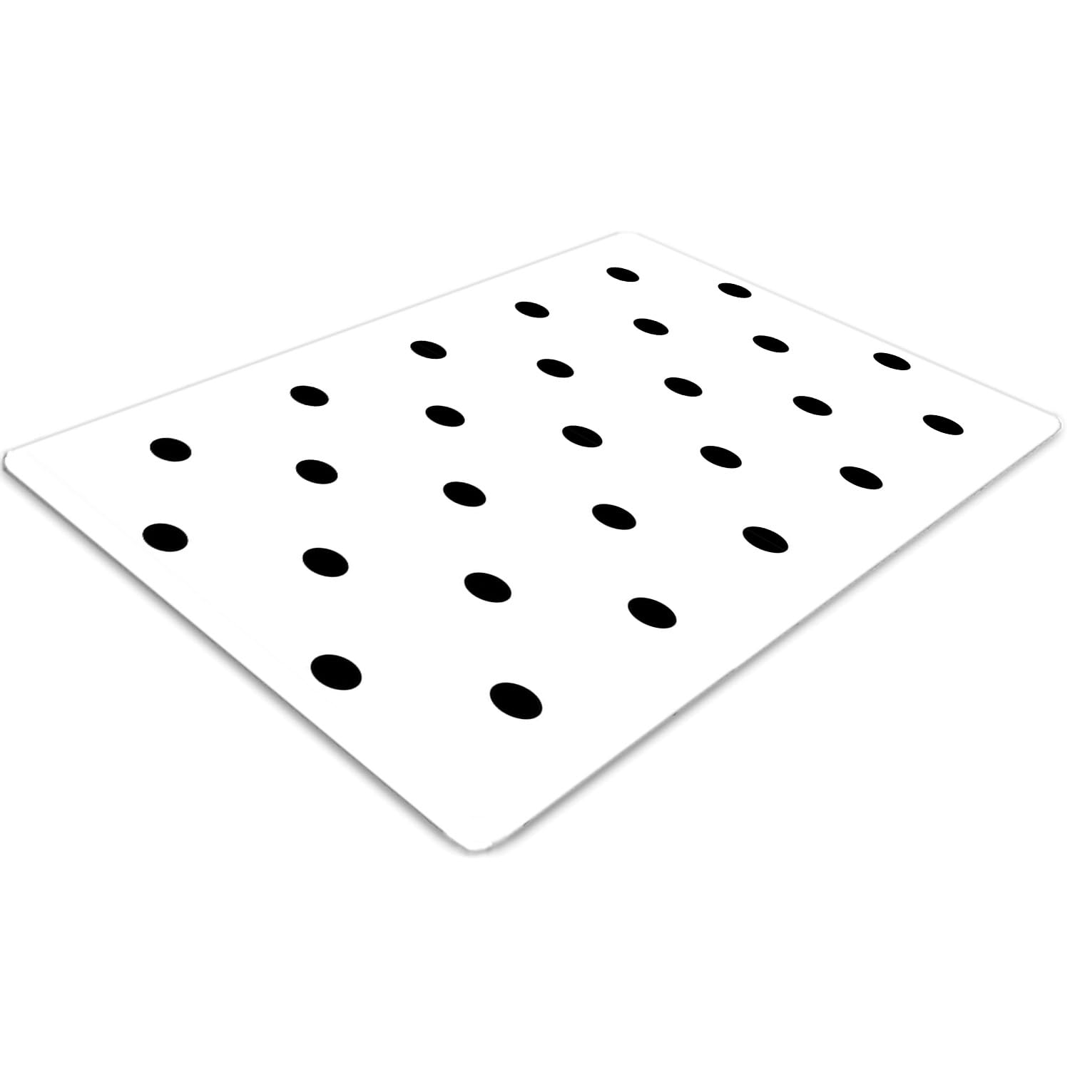 Tapis de chaise antidérapant et protège-sol rectangulaire 140x100 cm PVC