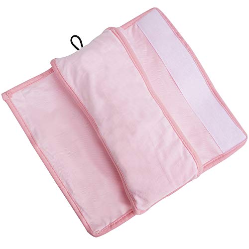 Image of COOLBEBE Seat Belt Pillow for Kids, Extra Soft Toddler Travel Pillow for Car Seat, Universal Carseat Strap Cushion Pads for Childs Baby People Adults, Pink