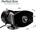 Zone Tech 5 Tone Sound Car Siren Vehicle Horn with Mic PA Speaker System Emergency Sound Amplifier -Electric Ambulance/Horn-Hoote/Siren/Traffic Sound with PA Microphone System