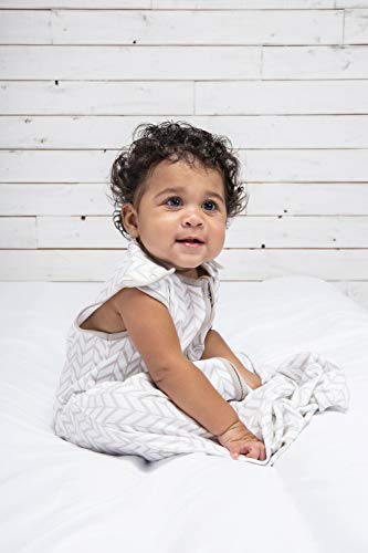 Tinyhuman 100% Organic Cotton Sleep Sack - Wearable Baby Blanket, Swaddle Transition Sleeping Bag, Gender Neutral (Beige, Medium) #TOP3