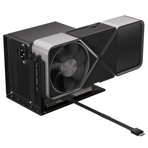OCuLink eGPU Dock PCIe 5.0 X4 128Gbps �O���O���t�B�b�N�X�J�[�h eGPU 30cm�p | SFF-8612 - PCIe x16�ASFF-8611 4i �P�[�u�� 30cm�A�O��GPU�G���N���[�W���A���ʌ݊�4.0/3