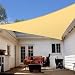 Artpuch Sun Shade Sail 20' x 20' x 20' Sand Cover for Patio Outdoor Triangle Canopy Backyard Shade Sail for Garden Playground