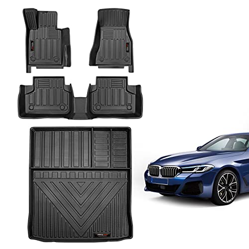 Jdeymat Floor Mats and Trunk mat Compatible for 2017-2023 BMW 5 Series ...