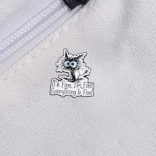 Image of Enamel Pins Cute Lapel Badge Funny Pins for Backpacks Hats Clothes Decorative, Men Women's Brooches Pins Gifts