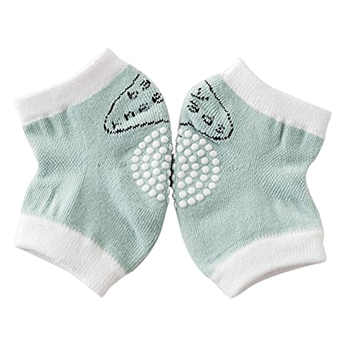 ACRISHAGN 1 Paar Baby Krabbeln Knieschoner, Anti-Rutsch Elastische Baby Knieschützer mit Gummipunkte, Baby Knieschonerfür 0-24 Monate Jungen und Mädchen Kleinkinder Beinlinge Cover